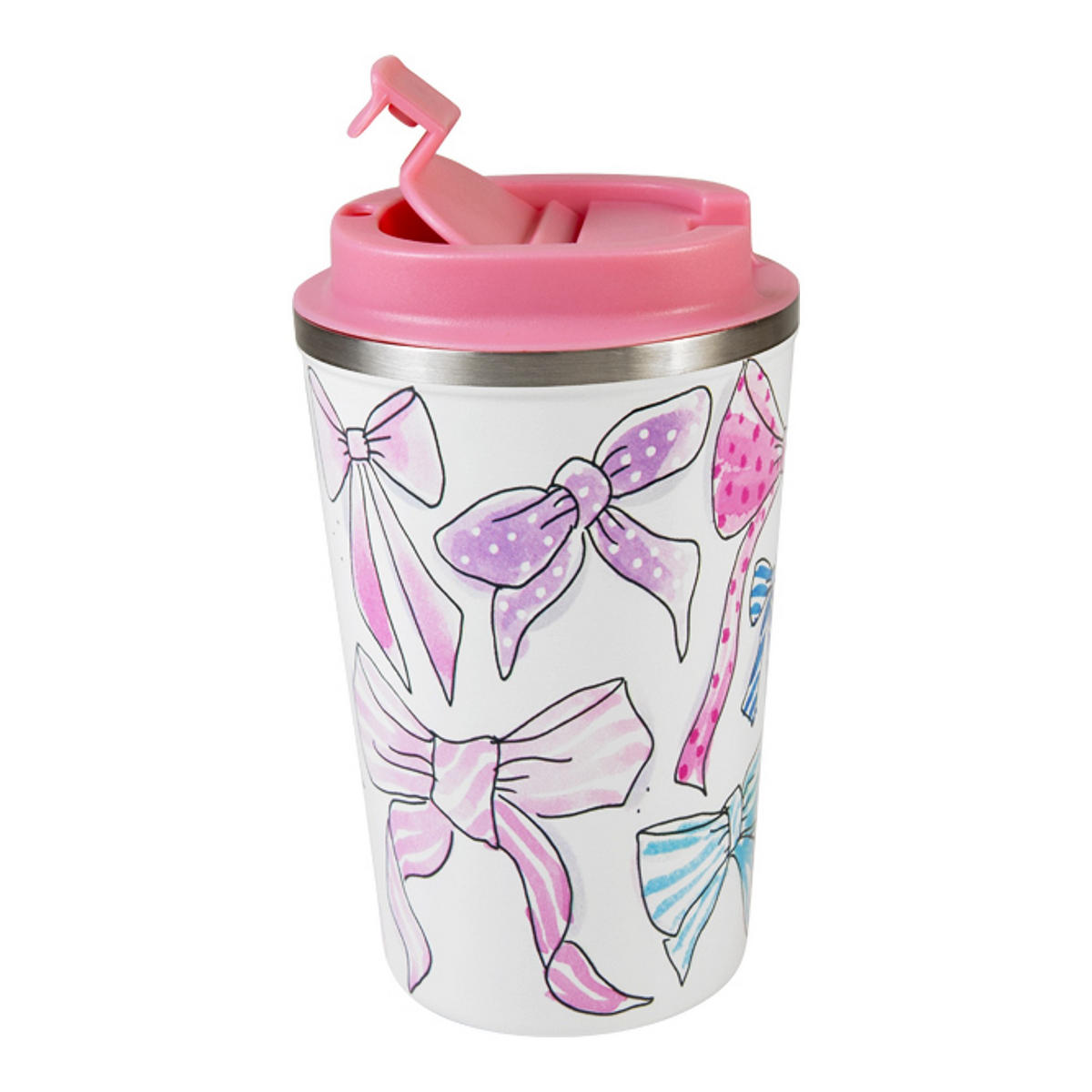 TO-GO-BECHER Spezial-Schleifen in Bunt - 380 ml - Multicolor, Keramik (0.38L) - Blond Amsterdam