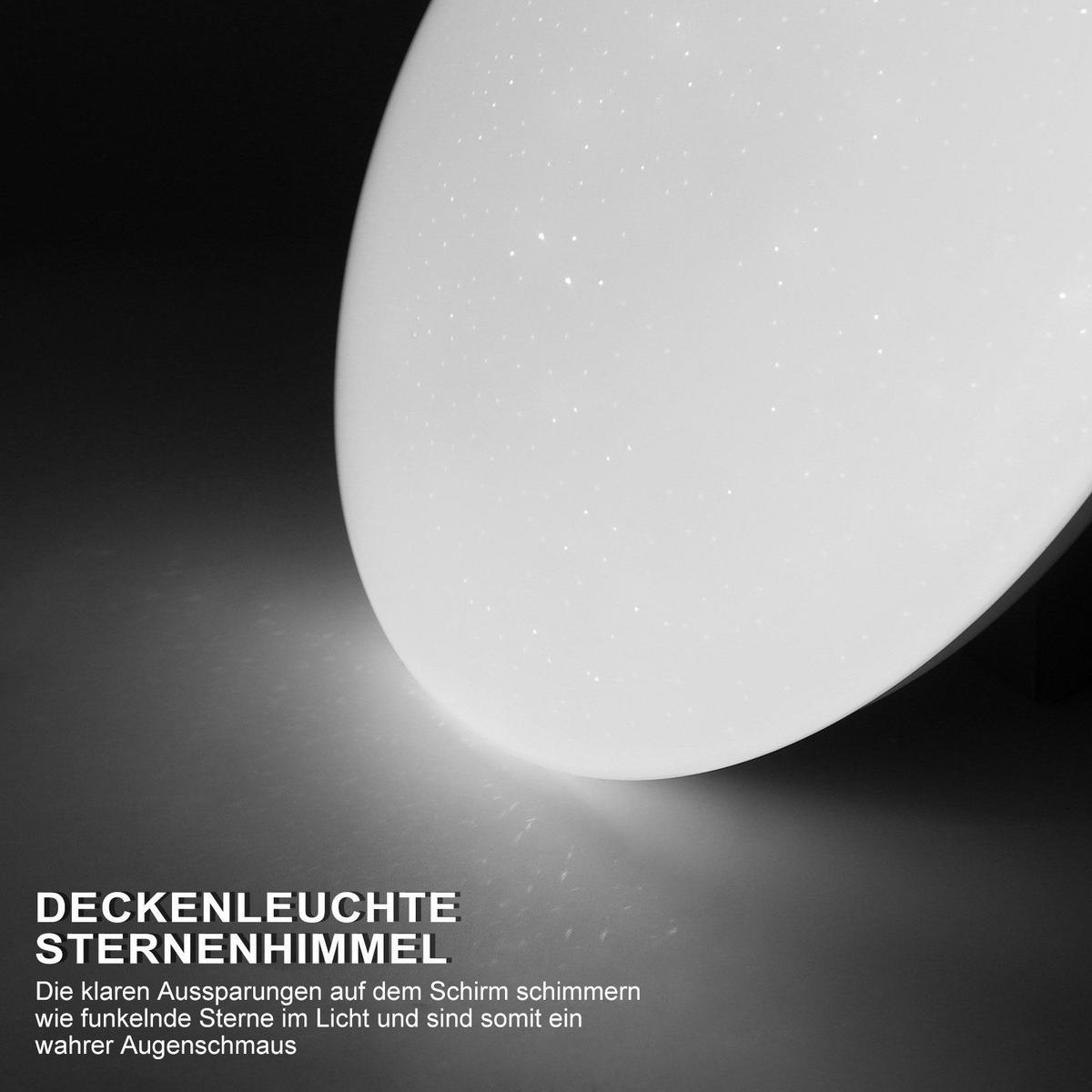 LED-DECKENLEUCHTE Jonas 30/30/7 cm - Weiß, Kunststoff (30/30/7cm) - Nettlife