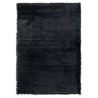 HOCHFLORTEPPICH Anthrazitgrau - Anthrazit/Grau, Naturmaterialien/Textil (120/170cm) - Kukoon Rugs