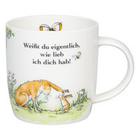 KAFFEEBECHER Weißt du eigentlich - Naturfarben, Keramik (0.4L) - Könitz