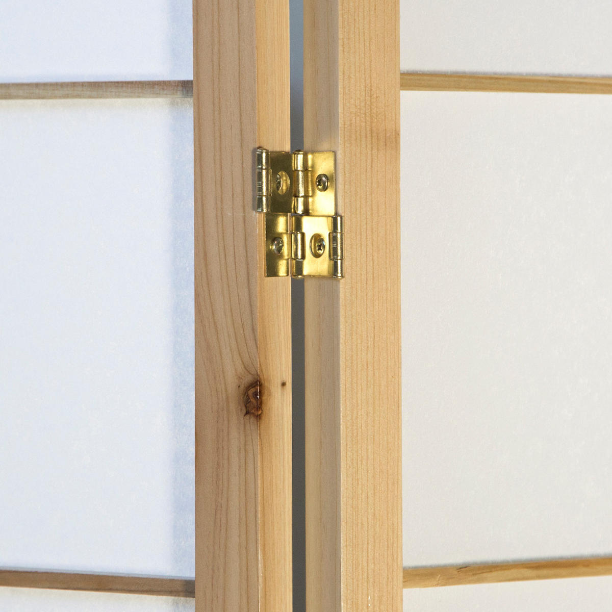 PARAVENT 6-tlg. 264/175 cm Braun Shoji - Braun, Holz (264/175/2cm) - Homestyle4u
