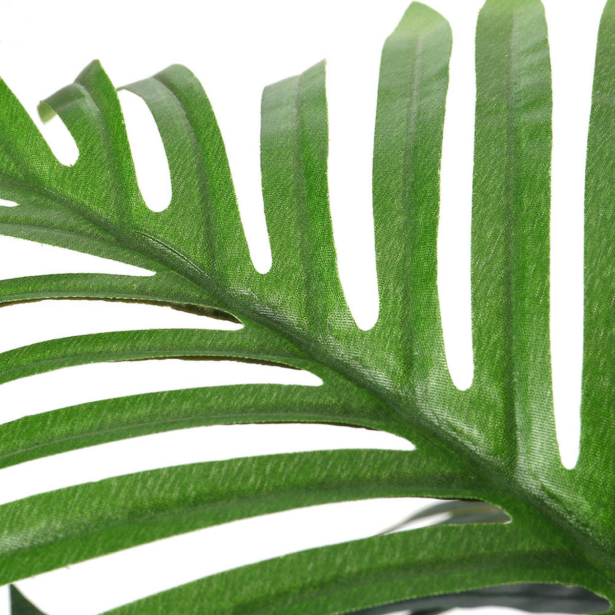 KUNSTPFLANZE 100 cm Hoch Palme mit Topf Kunststoff - Schwarz/Braun, Kunststoff (100cm) - Livingandhome