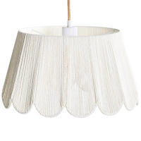 HÄNGELEUCHTE Beige Sebakwe - Beige, Papier (40/40/178cm) - Beliani