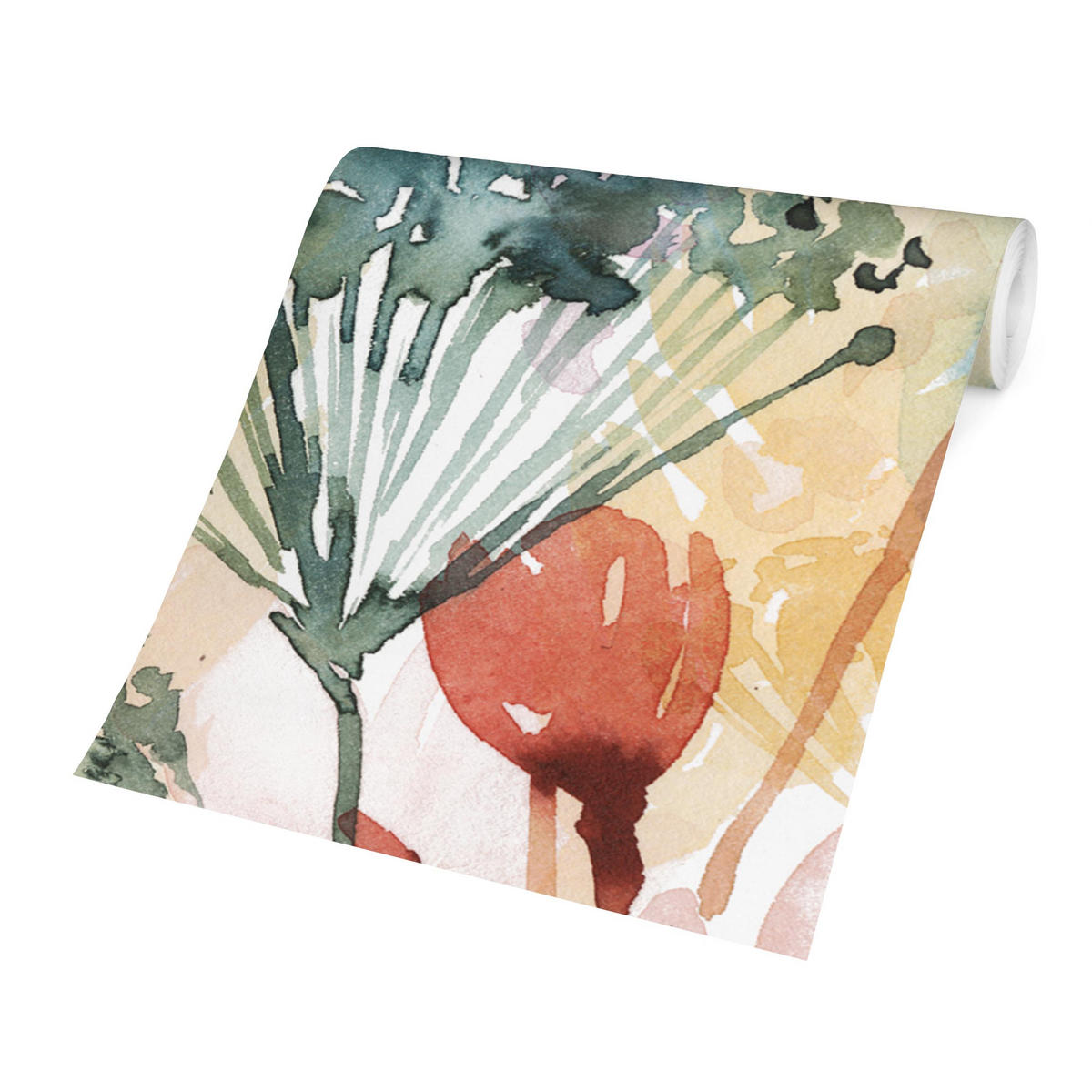 FOTOTAPETE Wildblumen im Sommer I 336/225 cm - Weiß, Papier (336/225cm) - Bilderwelten