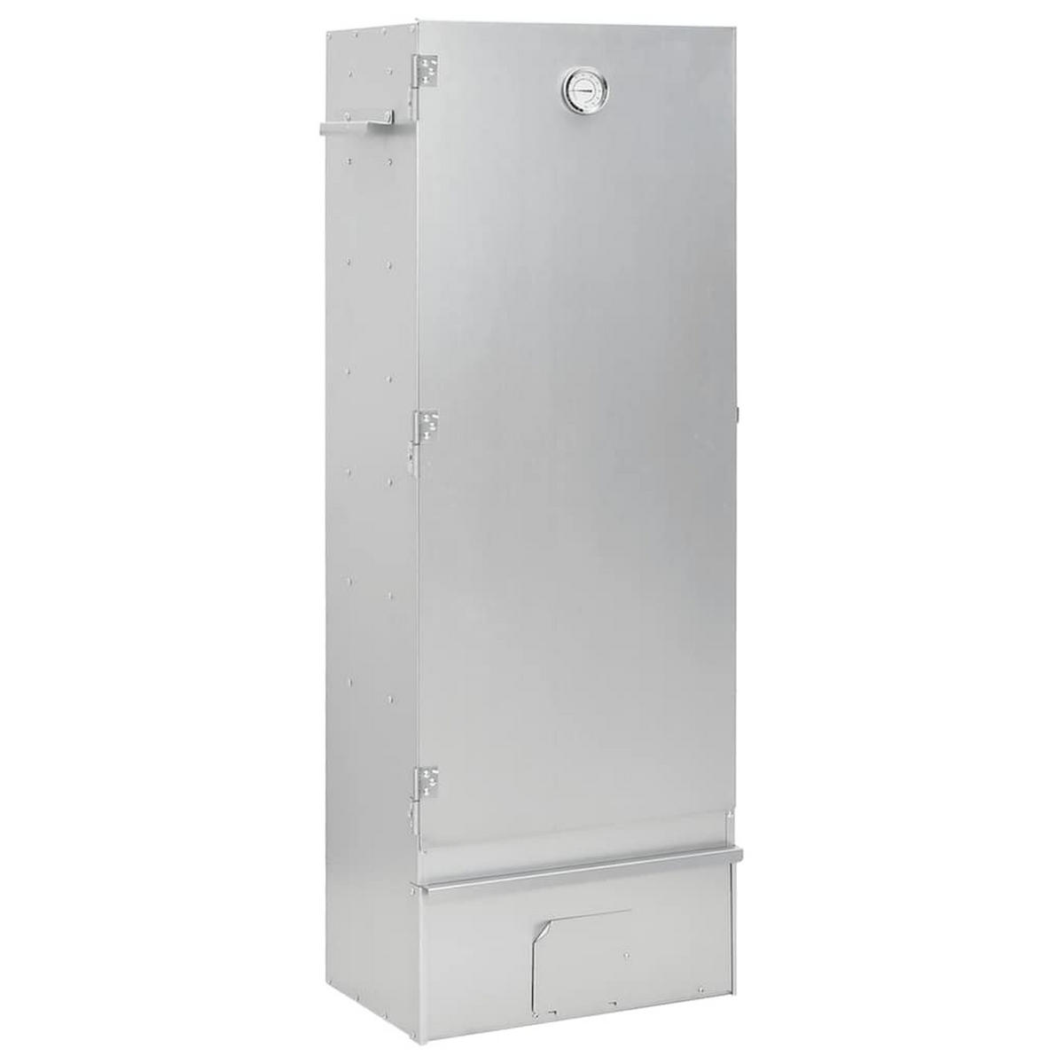RÄUCHEROFEN Mit Kaltrauchgenerator Verzinkter Stahl - Silberfarben, Metall (44.5/110/29cm) - vidaXL