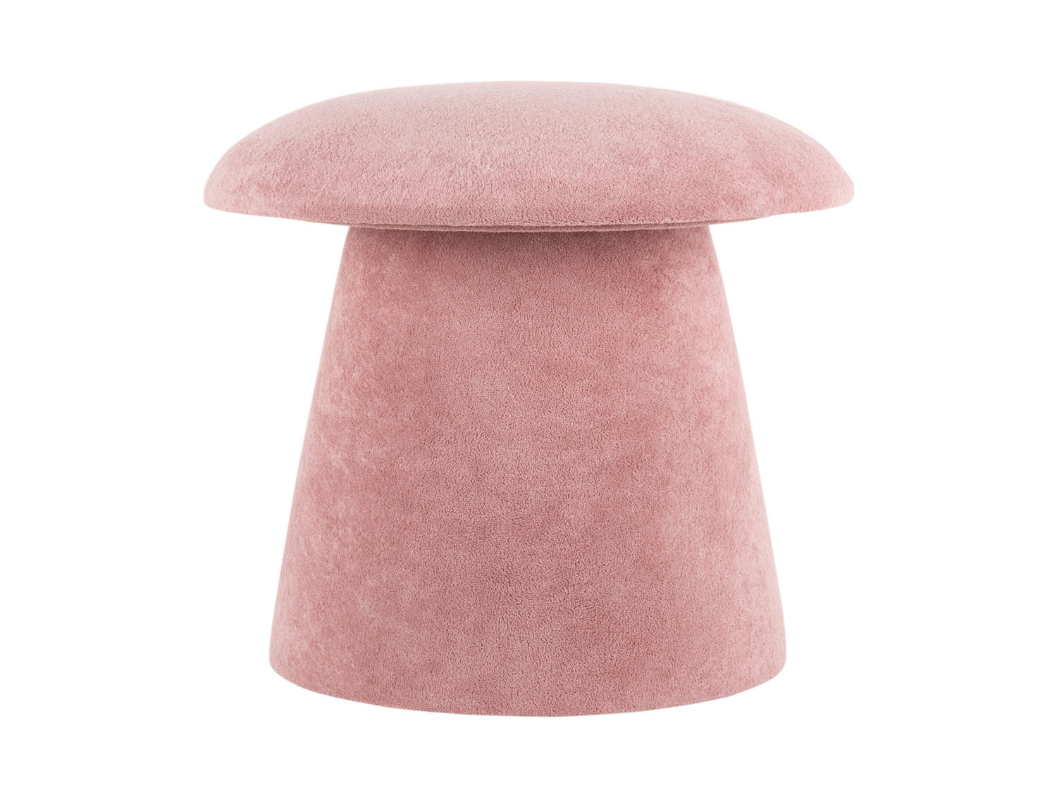 POUF Mushroom - Rosa - 37 cm - Pink, Textil (39.5/37/39.5cm) - Present Time