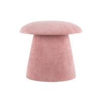 POUF Mushroom - Rosa - 37 cm - Pink, Textil (39.5/37/39.5cm) - Present Time