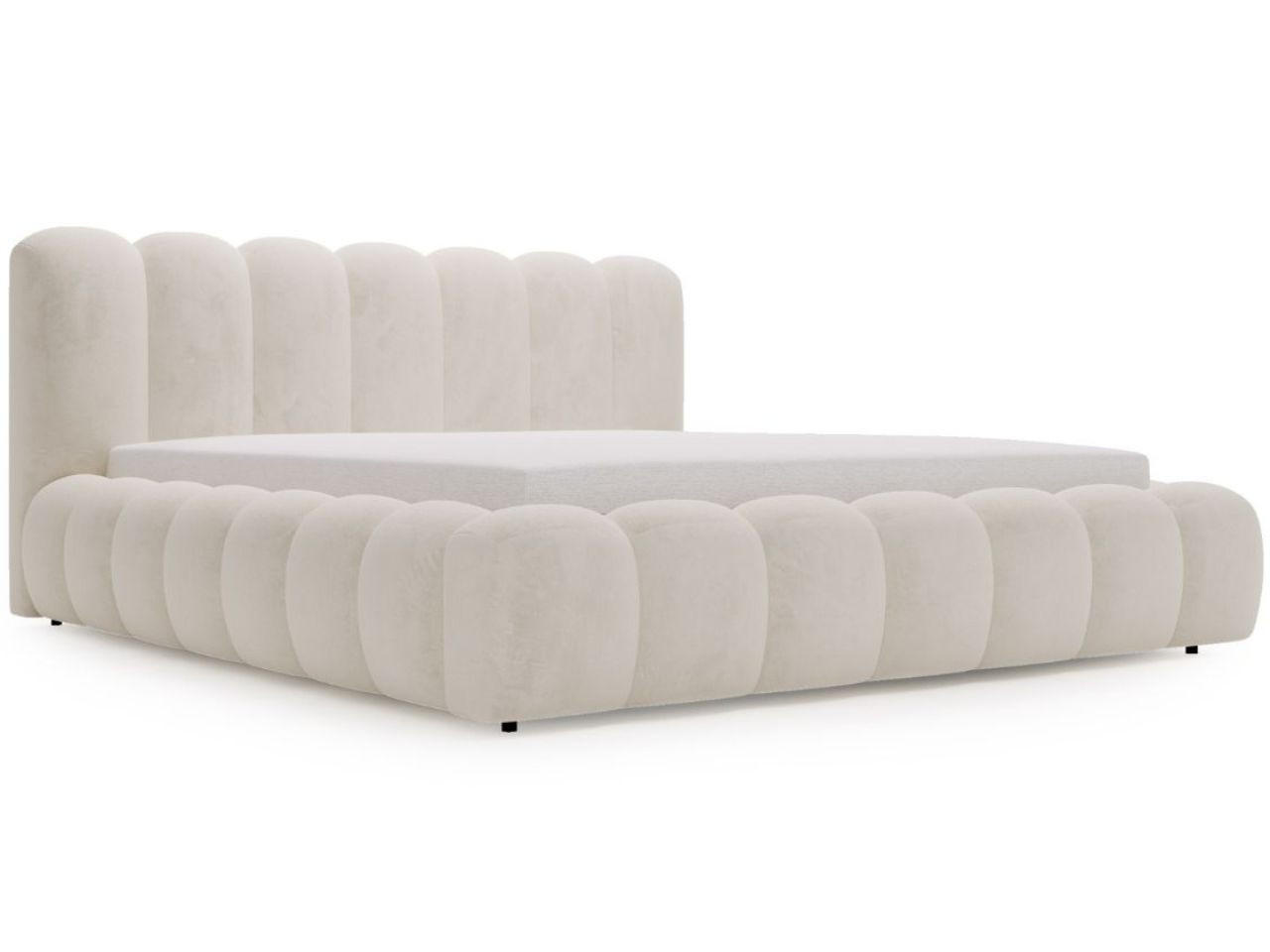 POLSTERBETT Averia 180x200 Beige - Beige, Textil (180/200cm) - Graingold