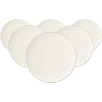 SPEISETELLER Savona Fine Diamond creme ø 27,7 cm 6er Set - Creme, Keramik (27.7cm) - Seltmann Weiden