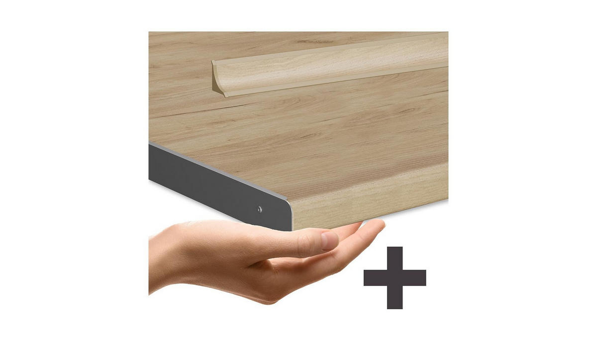 Honigeiche/Weiß, Holzwerkstoff (300/81.6/60cm) - Vicco