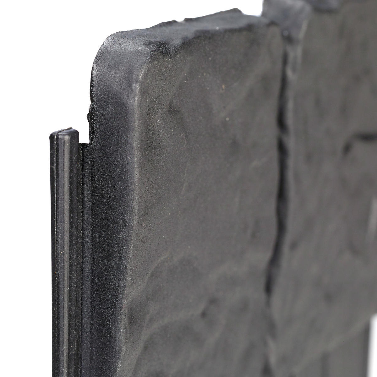 10XBEETZAUN - Anthrazit, Kunststoff (25/23/2cm) - Relaxdays