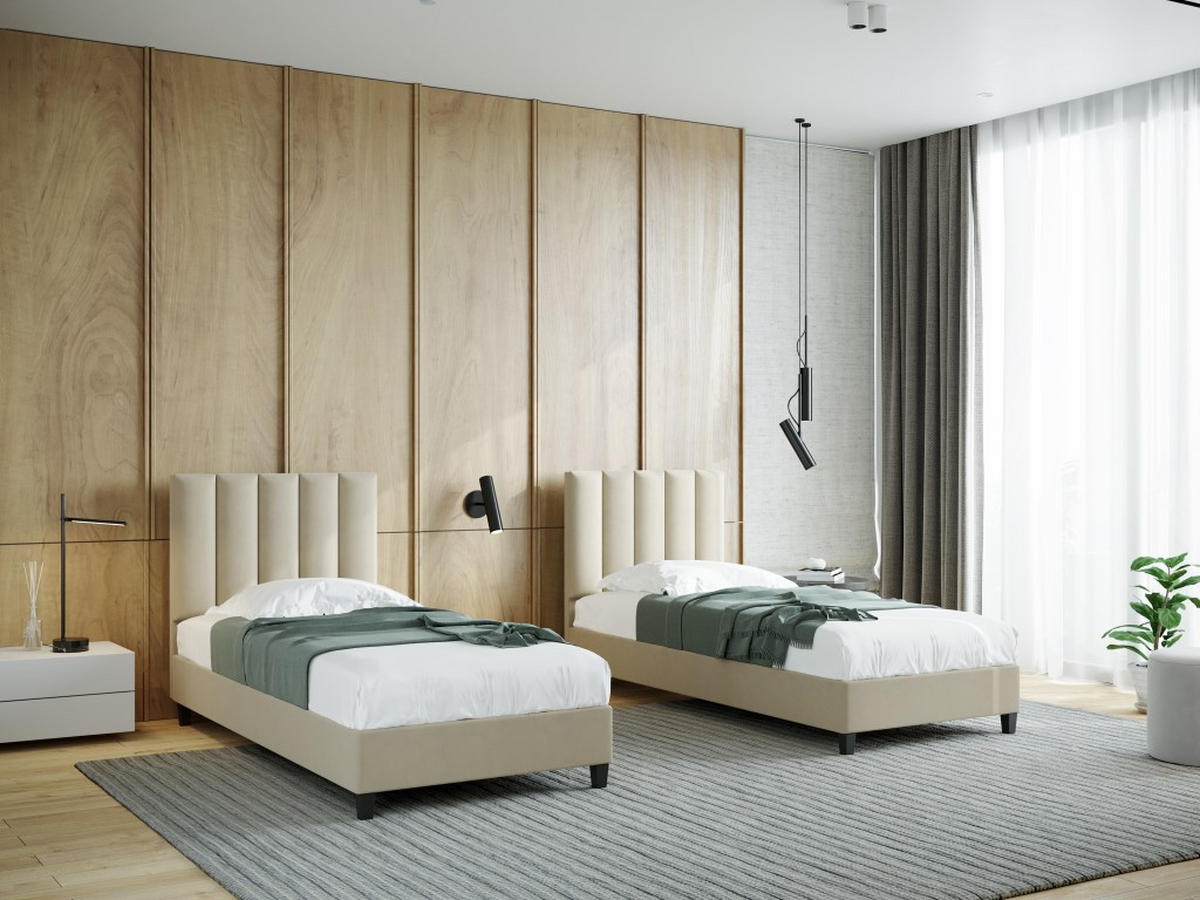 BOXBETT Kongo 90x200 cm, Kinderbett, beige - Beige, Holz/Kunststoff (90/200cm) - Margaret Hadas24