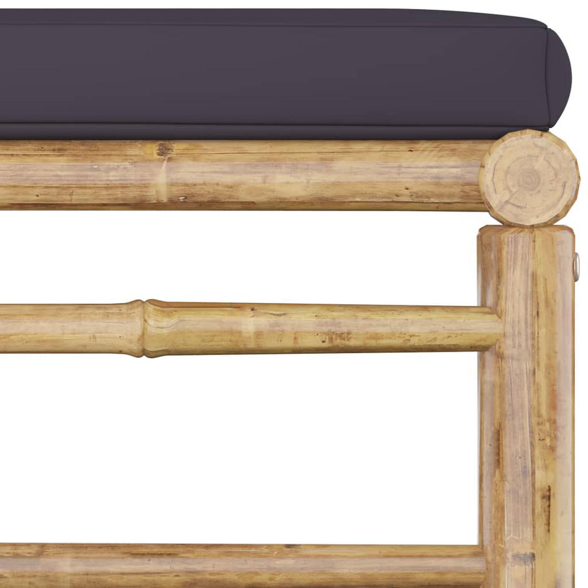 GARTENSET Renken 4-teilig - Grau, Naturmaterialien - Nettlife