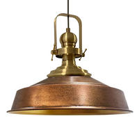 PENDELLEUCHTE Asletl 41/38 cm - Kupferfarben, Metall (38/41/160cm) - Bamyum