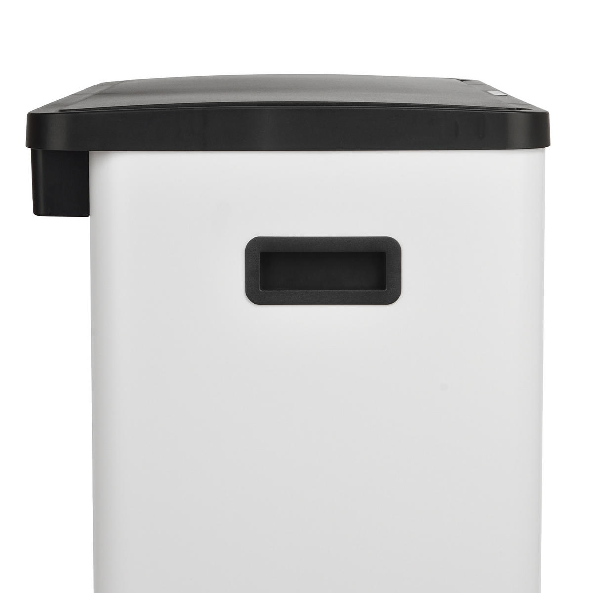 SENSORMÜLLEIMER SR3X18 54L Weiß - Weiß, Metall (58/60/35cm) - SVITA