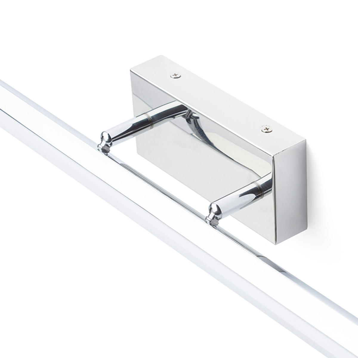 WANDLEUCHTE SWAY Chrom 12 W IP44 - Chromfarben, Metall (3/3/8cm) - Rendl