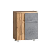 UNTERSCHRANK Vasto-03 - Grau, Holzwerkstoff (65/79/35cm) - Lomado