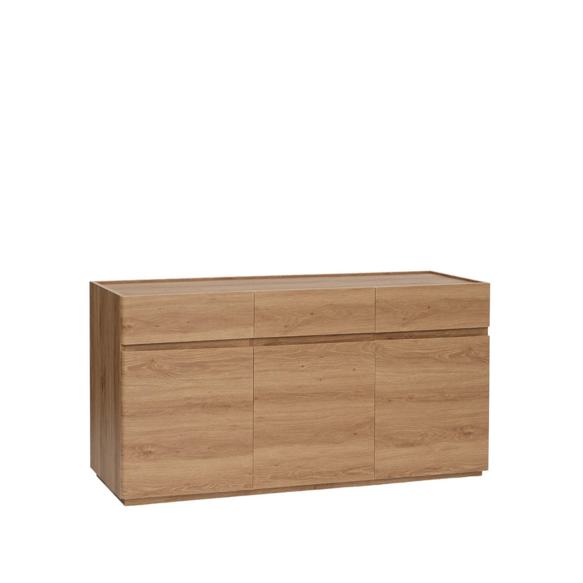 ANRICHTE NIEDRIGE Einar Natürlich 150 cm x 80 cm - Naturfarben, Holzwerkstoff (150/80/40cm) - Klast Home