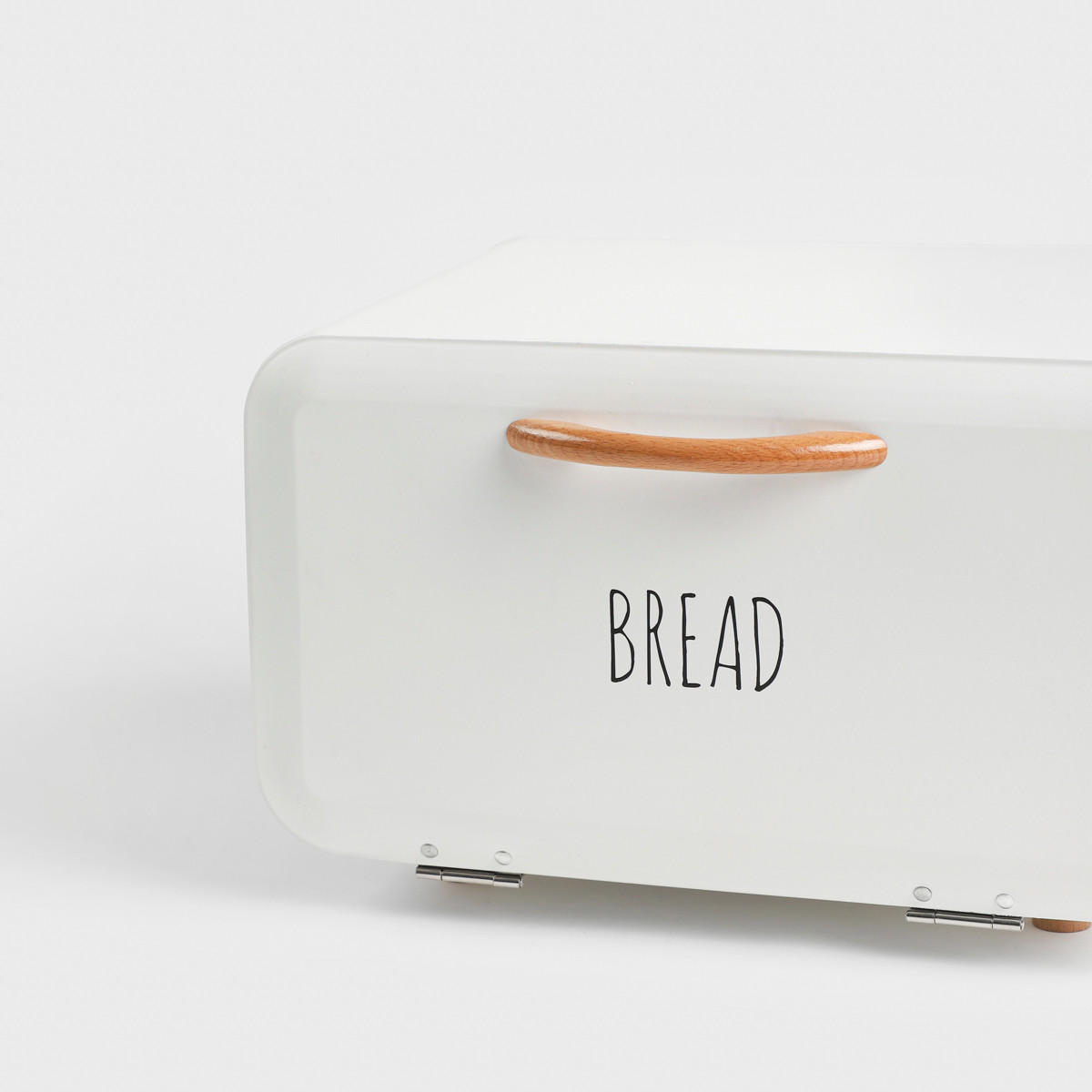 BROTKASTEN Bien weiß 33/24/19 cm - Weiß, Metall (24/19/33cm) - Homla