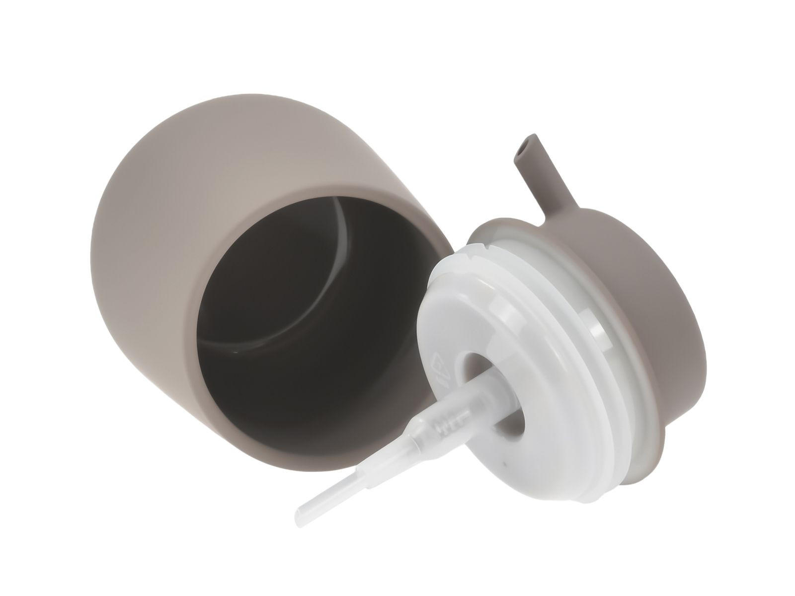 BAD ACCESSOIRES SET Nova ONE 3tlg. taupe - Braun, Kunststoff (23/29/23cm) - Zone Denmark