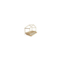HAUSBETT KOALA mit Schublade/ Kinderbett 90x190 - Natural - Naturfarben, Holz (90/190cm) - Weber Industries