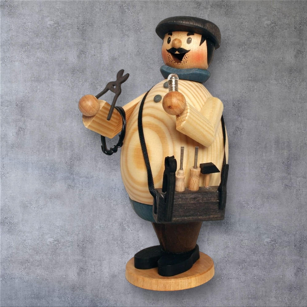 RAUCHMANN Max als Elektriker 16 cm - Multicolor, Holz (10/16/10cm)