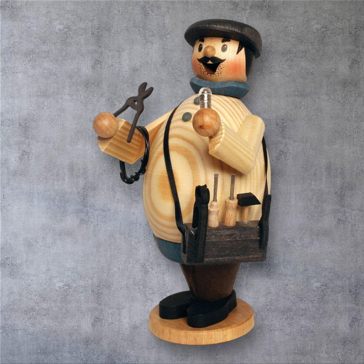 RAUCHMANN Max als Elektriker 16 cm - Multicolor, Holz (10/16/10cm)