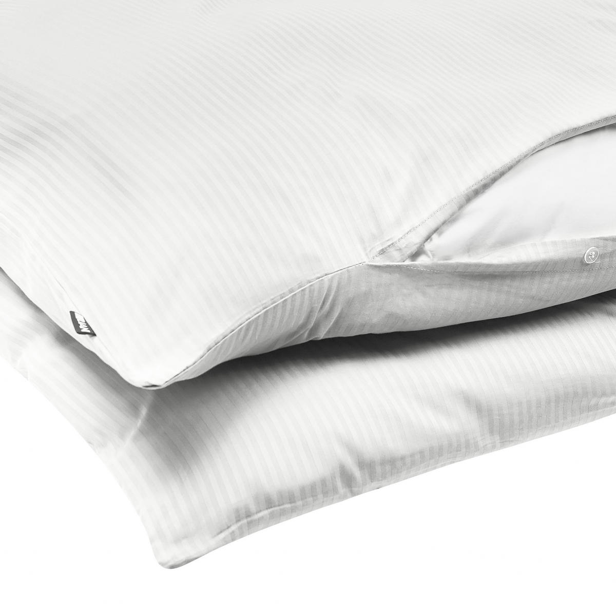 BETTWÄSCHE SET Avondale 155x220 cm - Weiß, Textil (155/220cm) - Beliani