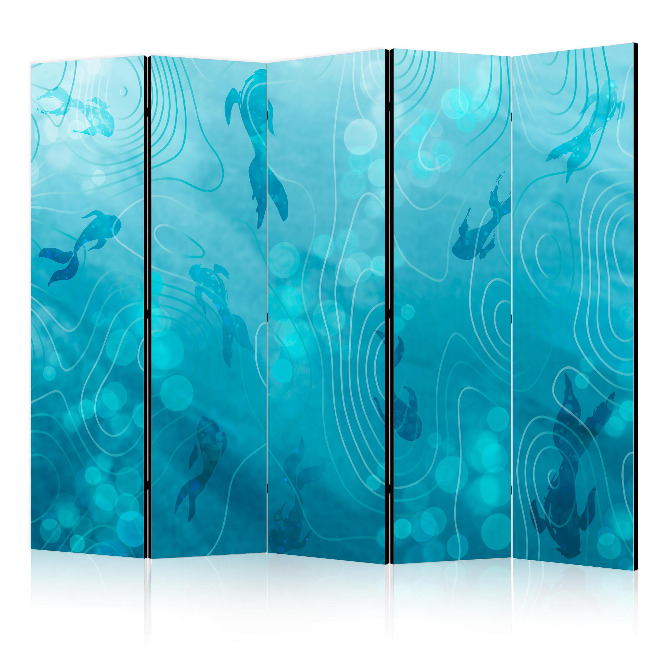 Muralo Paravent Blau 225x172x3 cm