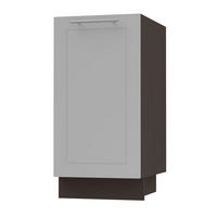 KÜCHENUNTERSCHRANK Kvantum D1D/40 Dust Grey Matt / Lava Matt 40 / 50 / 82cm - Dunkelgrau/Grau, Holz/Holzwerkstoff (40/82/50cm) - Feldmann-Wohnen
