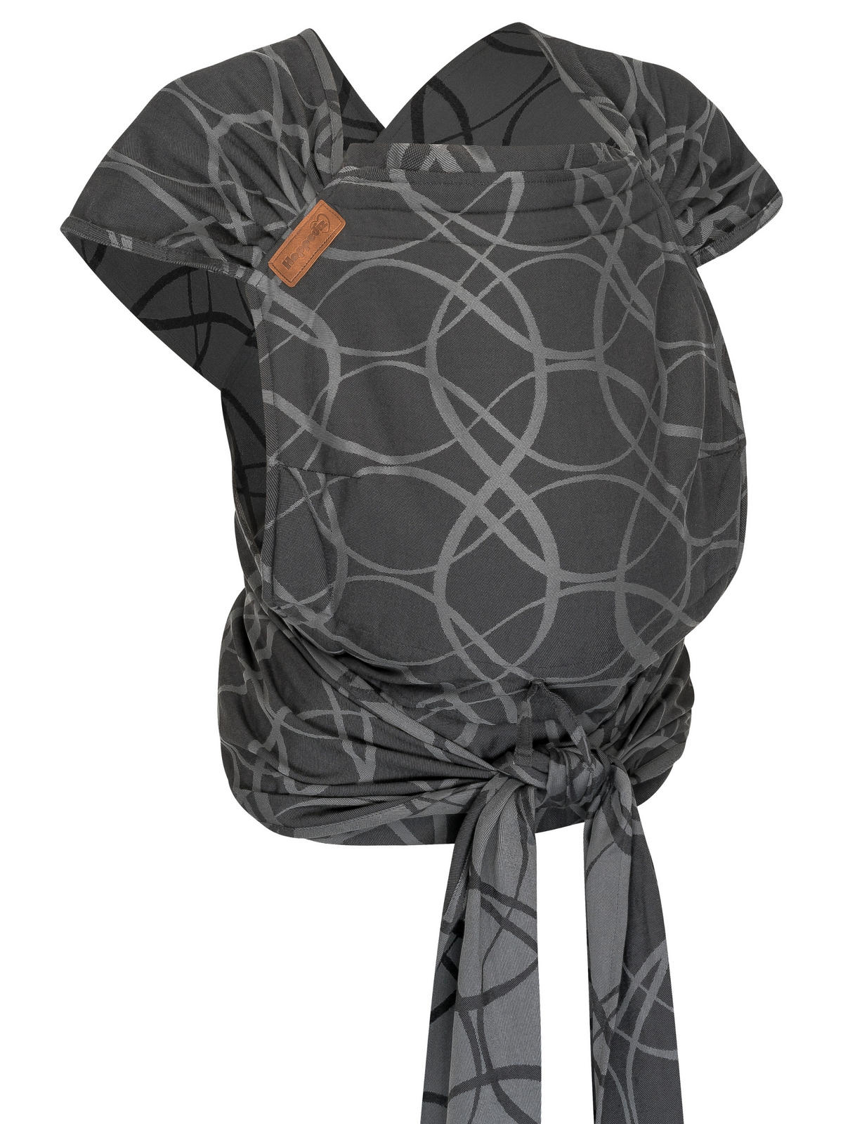 BABYTRAGE Hop-Tye Advanced - Schieferfarben/Graphitfarben, Textil (26.5/7.2/38.5cm) - Hoppediz