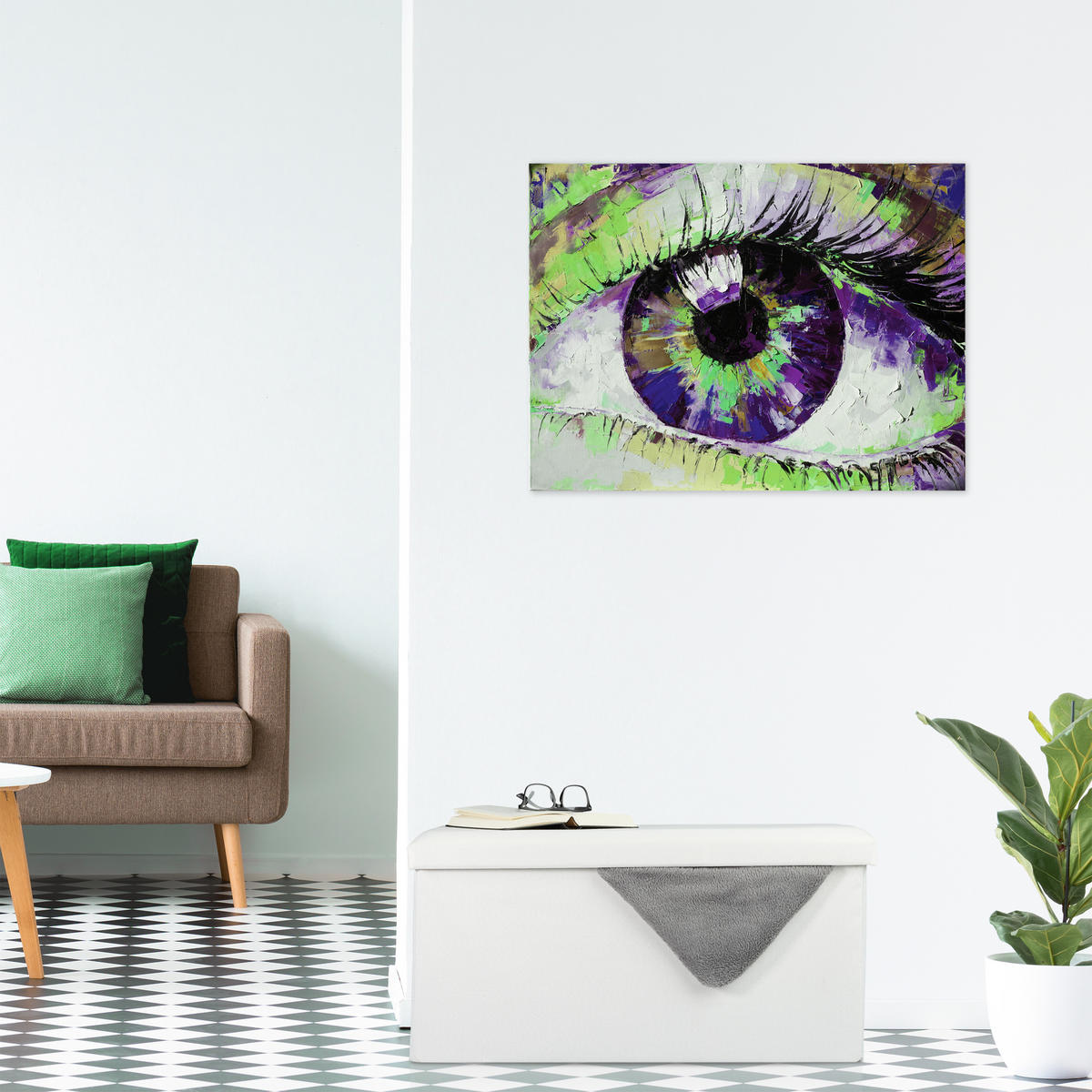 SITZBANK - Weiß, Holzwerkstoff/Textil (76.5/38/38.5cm) - Relaxdays