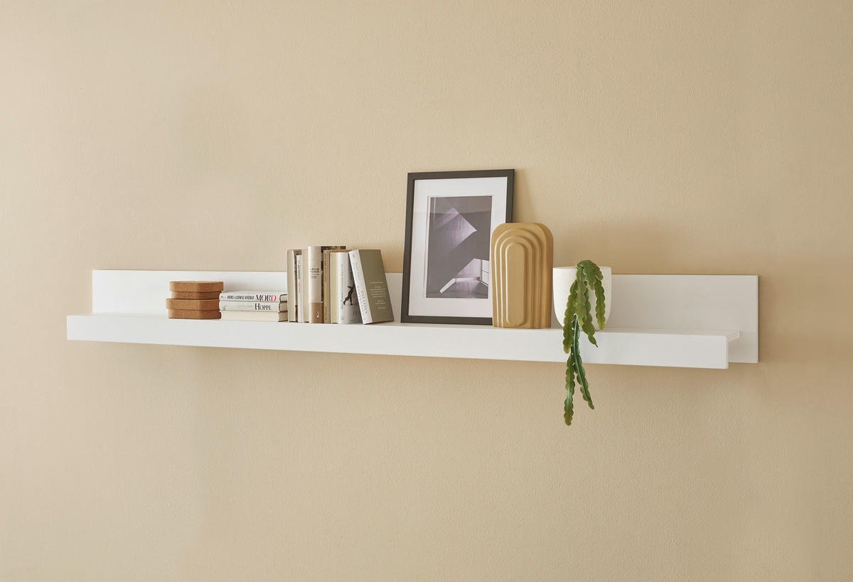 WANDBOARD M15 Weiß Matt 217/22/18 cm - Weiß, Holzwerkstoff (217/22/18cm) - Livojo