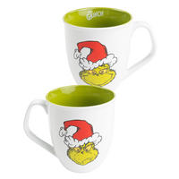 KAFFEEBECHER The Grinch Weiß/Grün 350 ml - Grün, Keramik (0.35L) - United Labels