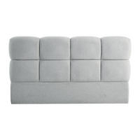 KOPFTEIL 140 cm - Strukturstoff - Hellgrau - DAMADO - Hellgrau, Textil (150/94/18cm) - Pascal Morabito