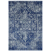 TEPPICH modern Flachgewebe Mosaik AVON Blau 120 x 170 cm - Blau, Textil (120/170cm) - Novatrend