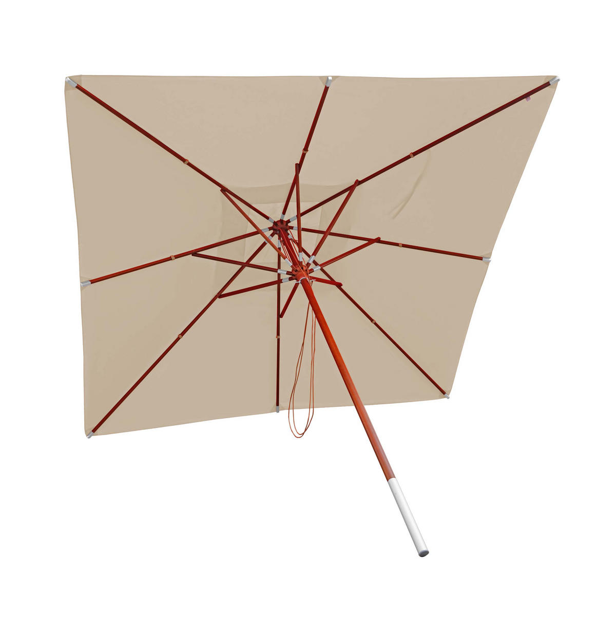 GASTRONOMIE SONNENSCHIRM Cremeweiß - Weiß, Holz (400/400cm) - MCW