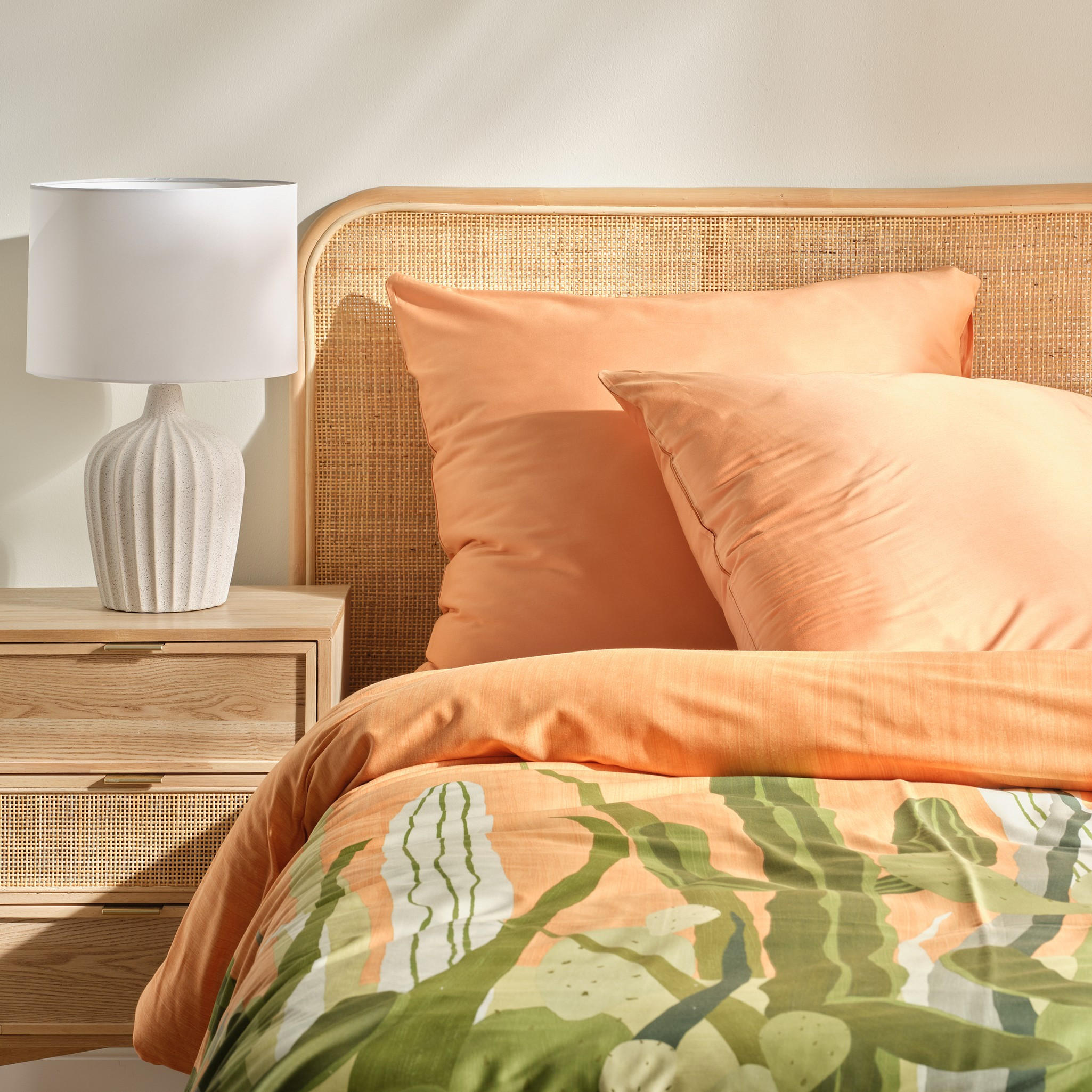 BETTWÄSCHE Kalyteros - Orange, Textil (200/220cm) - home&you