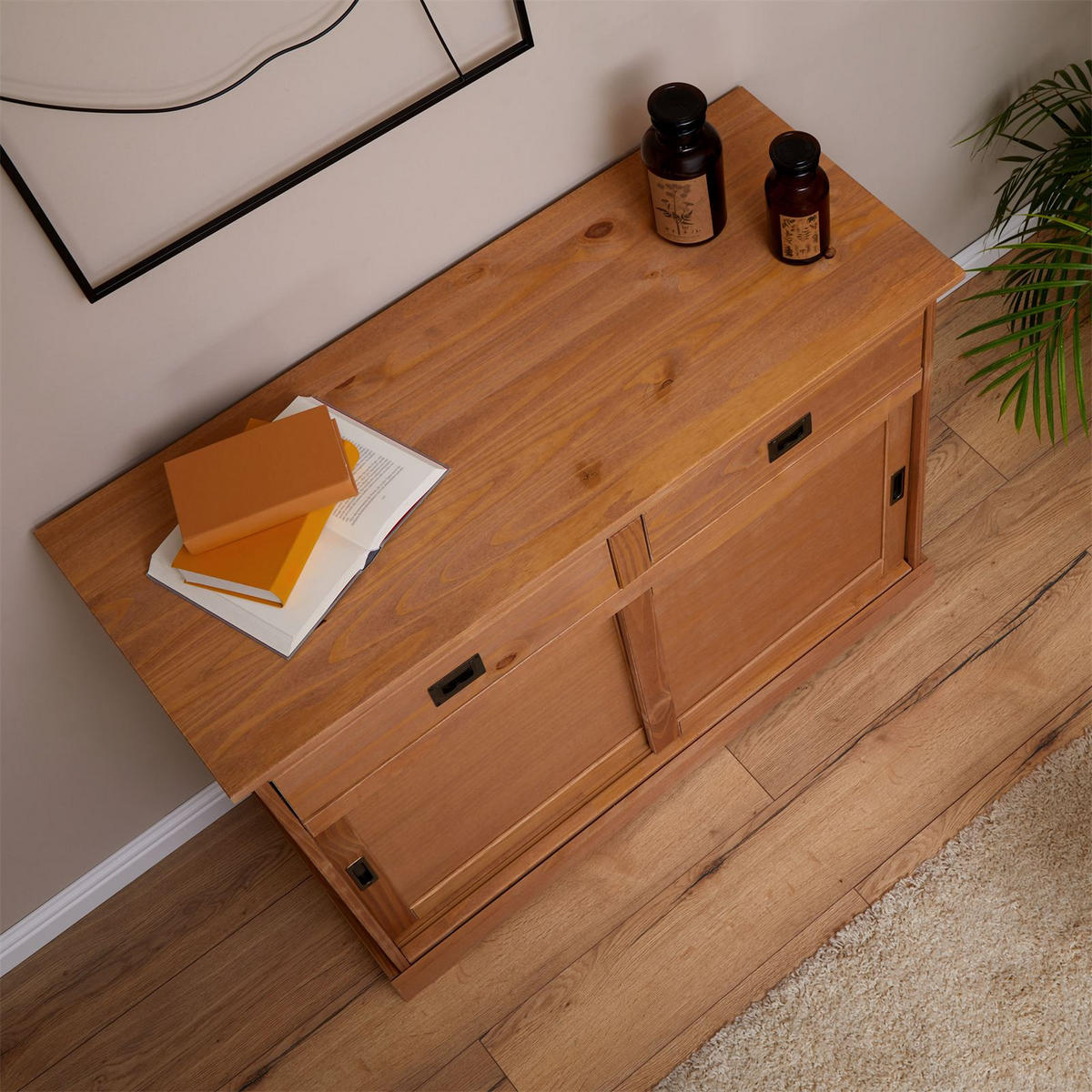 KOMMODE SAVONA - Braun, Holz (110/84/46cm) - IDIMEX
