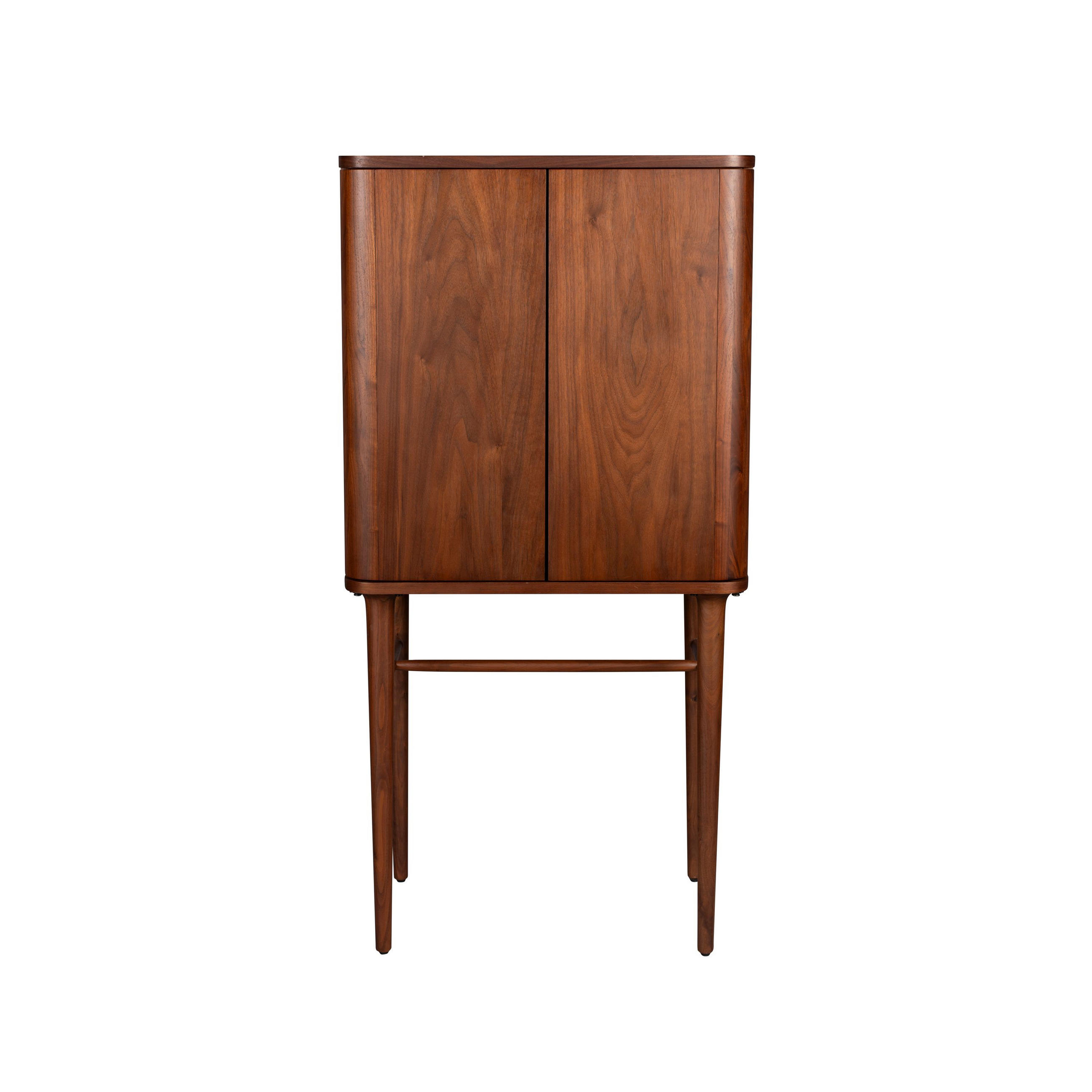 AUFBEWAHRUNGSSCHRANK Morrison Walnussfarbe - Braun, Holzwerkstoff (62/125/45cm) - Dutchbone