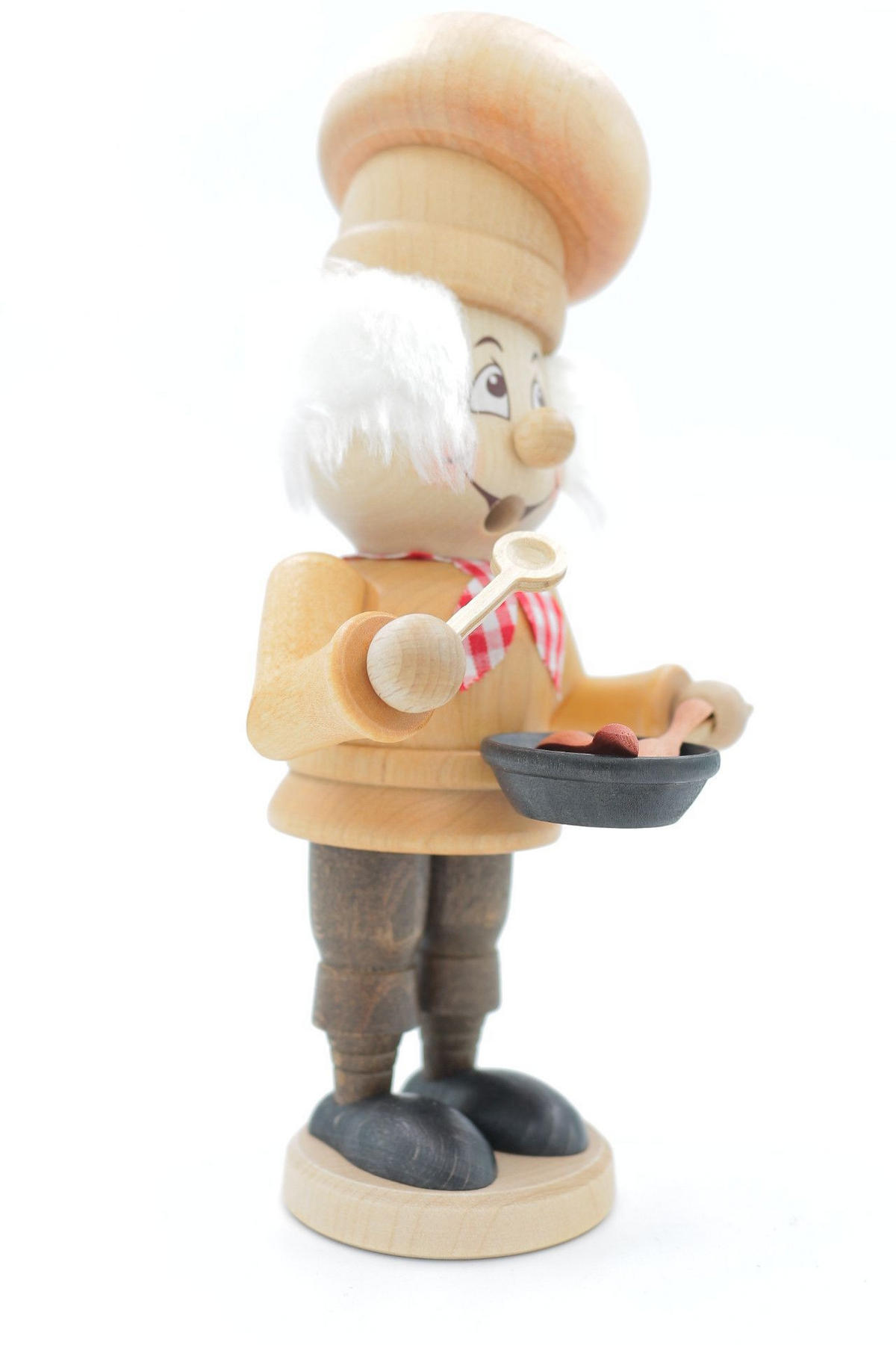 RAUCHFIGUR Wichtel m. Fuss Koch 16,5 cm - Multicolor, Holz (9/16.5/0.1cm)