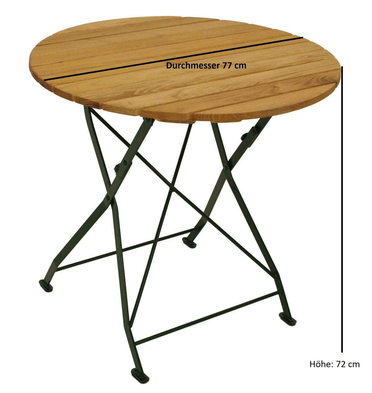 GARTEN-GARNITUR Bayern 3-teilig aus Robinienholz - Braun, Holz - TPFGarden