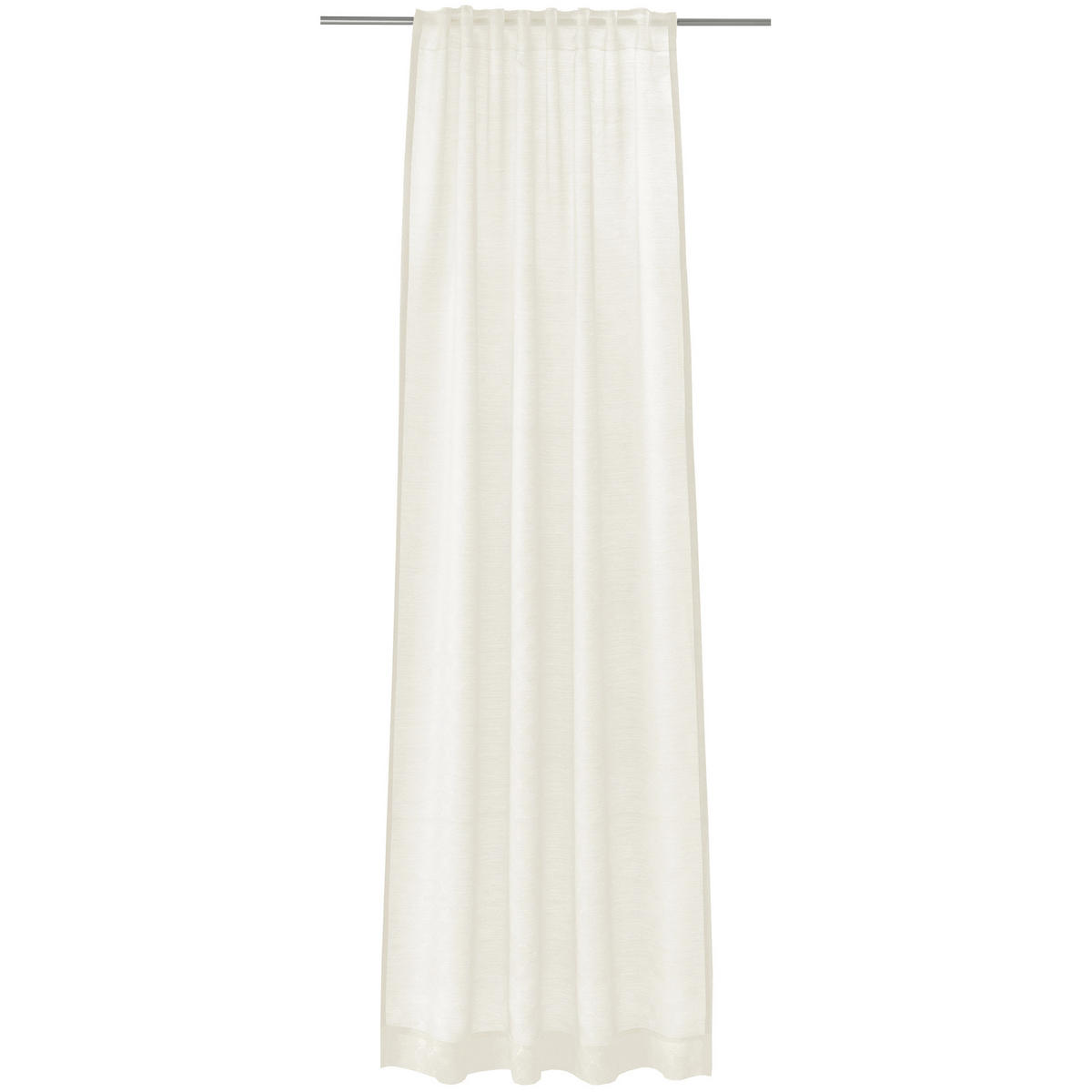 SCHLAUFENVORHÄNGE GLARE WEISS - 001 - Weiß, Textil (130/250cm) - Joop!