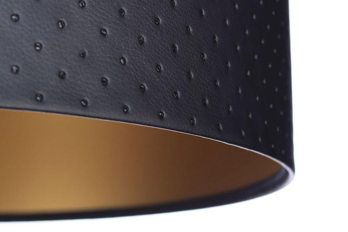 HÄNGELEUCHTE Gold 60/30 cm - Goldfarben/Schwarz, Kunststoff (60/1.1/30cm) - ONZENO