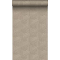 TAPETE 3D-Muster 50 x 900 cm - Beige, Papier (50/900cm) - Origin Wallcoverings