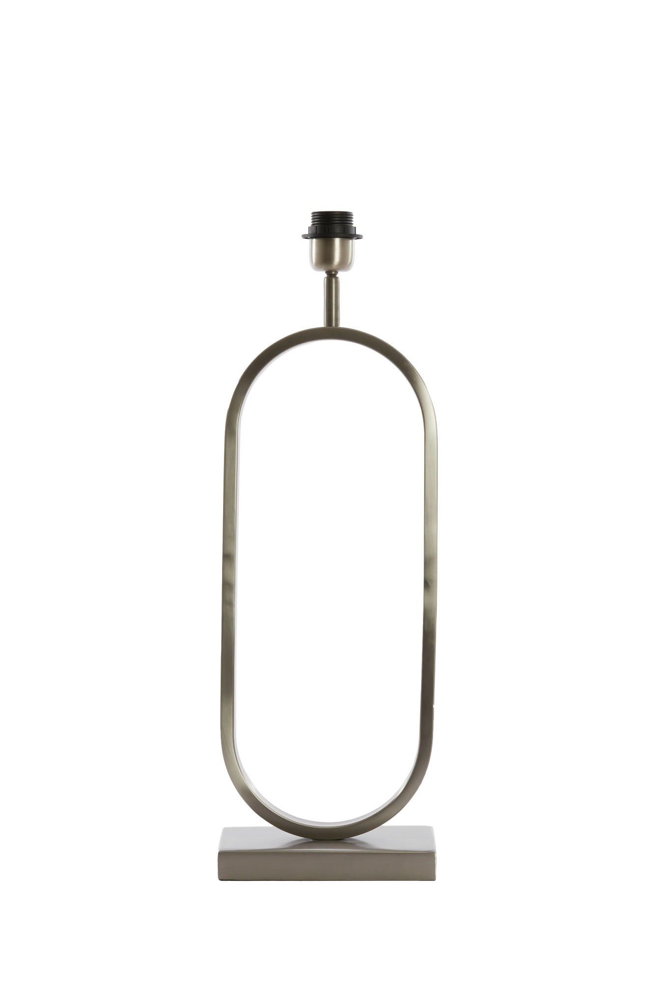 LAMPENFUSS Jamiri Silber 20/13/55 cm - Silberfarben, Metall (20/13/55cm) - Light & Living