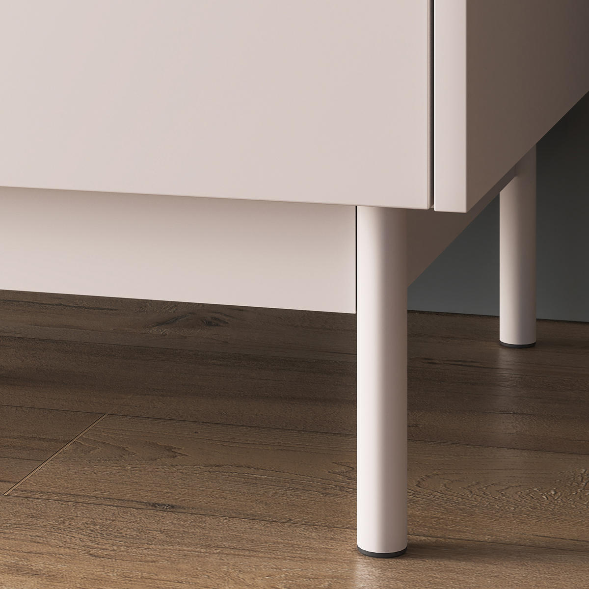 KLEIDERSCHRÄNK NALIA, Creme/Eiche - Eichefarben/Creme, Holzwerkstoff/Metall (92/193/53cm) - KONSIMO®