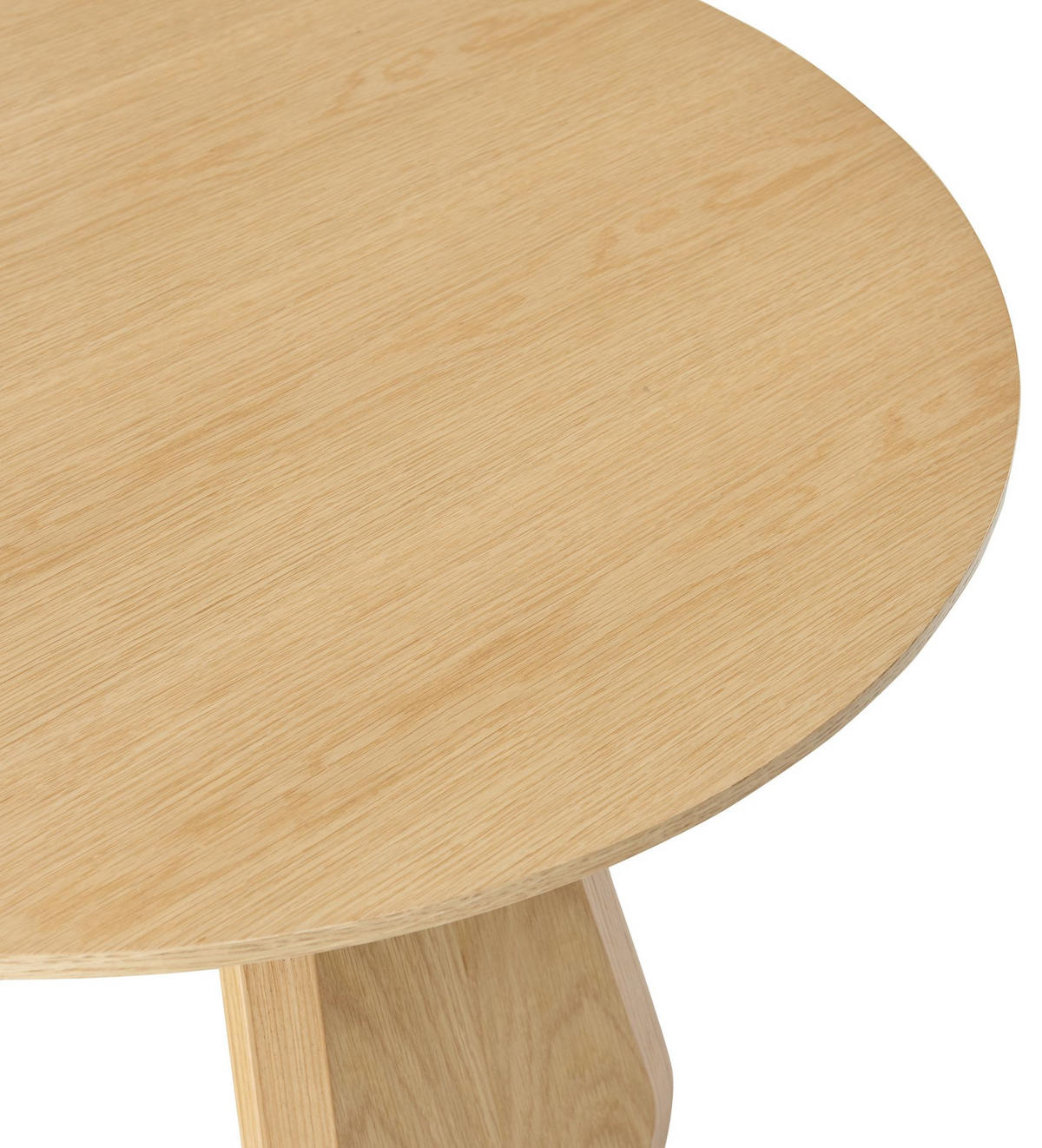 COUCHTISCH Affitly Eiche Natur Optik 80 cm - Beige, Holzwerkstoff (80/80/40cm) - Selsey
