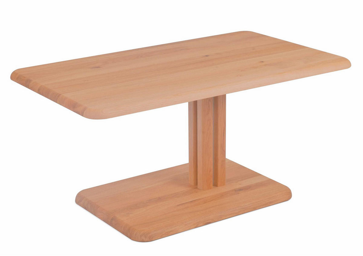 COUCHTISCH höhenverstellbar Conny 100x49x60 Massivholz Kernbuche - Kernbuche, Holz (100/60/60cm) - 58aufmkessel