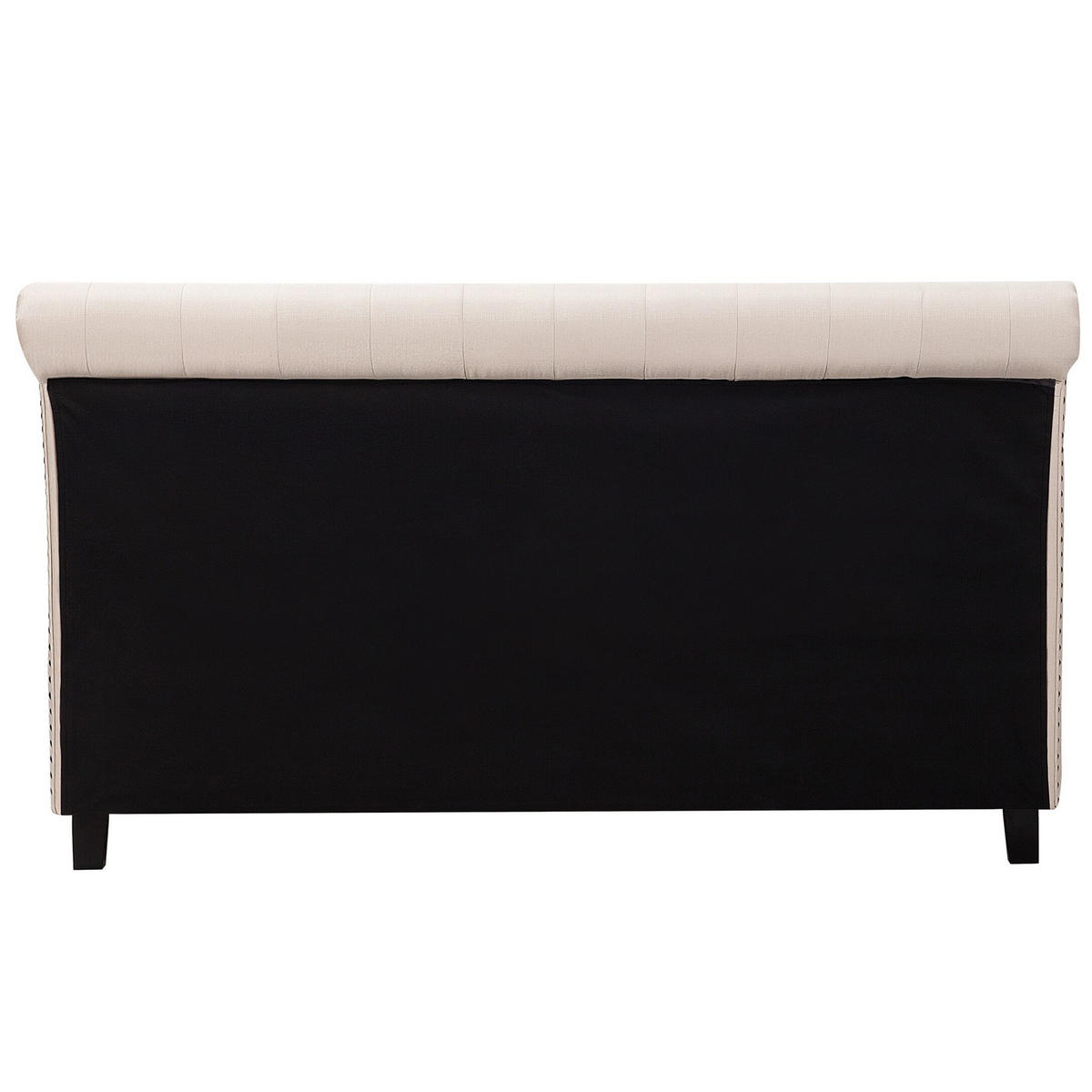 POLSTERBETT mit Lattenrost 180/200 cm Beige Reims - Beige, Textil (180/200cm) - Beliani
